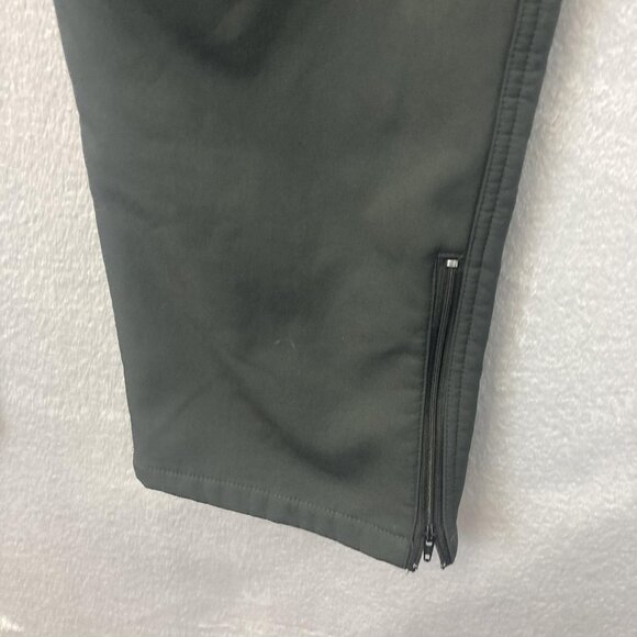 Gash Hao Fleece Lined Softshell Pants Mens 44x32 Black Snow Ski Reinforced Knees - Picture 12 of 16